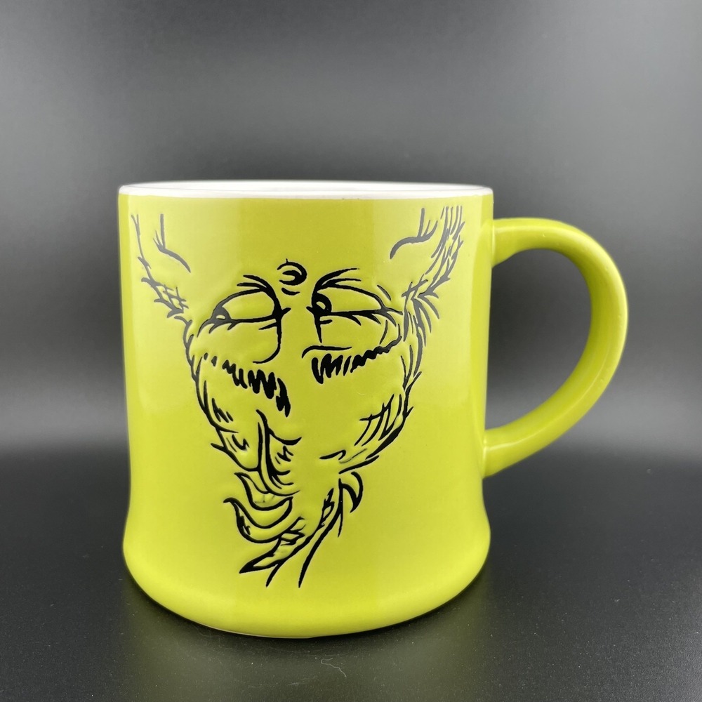 Upside‎ Down Grinch Ceramic Mug 16 oz